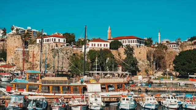 The old harbour in Kaleiçi, Antalya