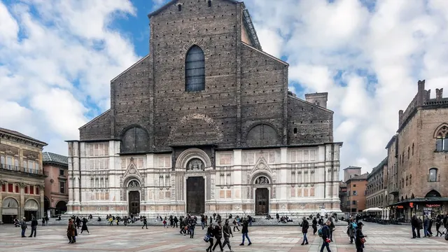 San Petronio on Piazza Maggiore, Bologna