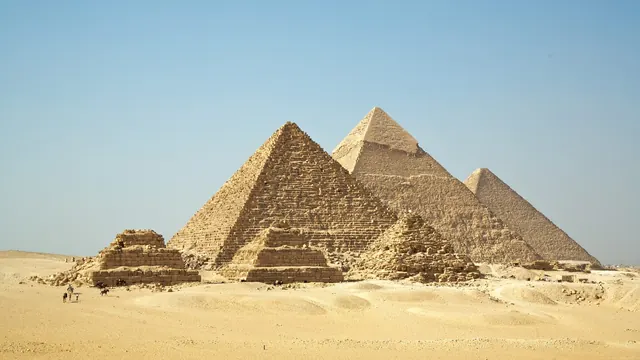 The pyramids of Giza, Cairo