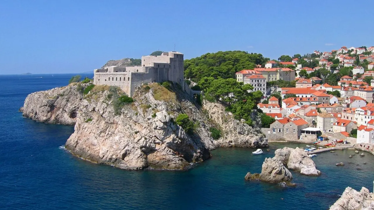 Fort Lovrijenac above the sea, Dubrovnik