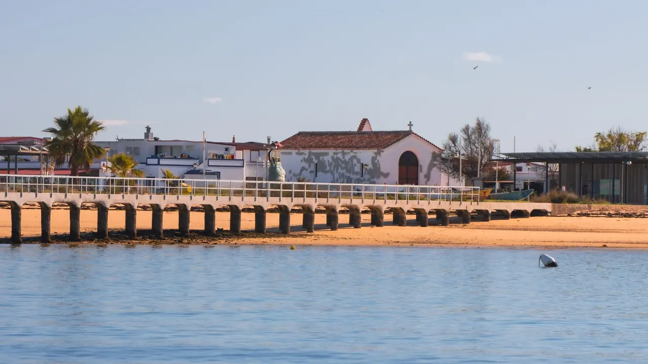 A jetty on the lagoon, Faro