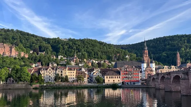 The old town on the Neckar, Heidelberg