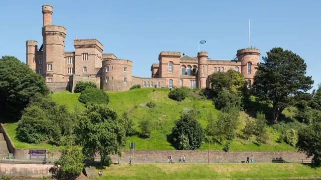 Inverness Castle above the River Ness, Inverness
