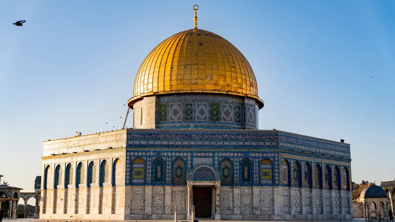 The golden Dome of the Rock, Jerusalem