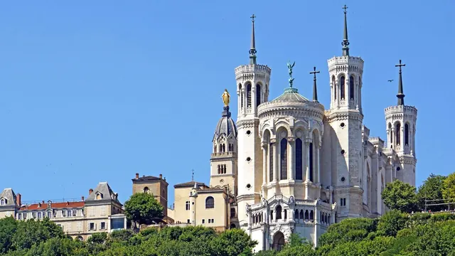 The Basilica of Notre-Dame de Fourvière, Lyon