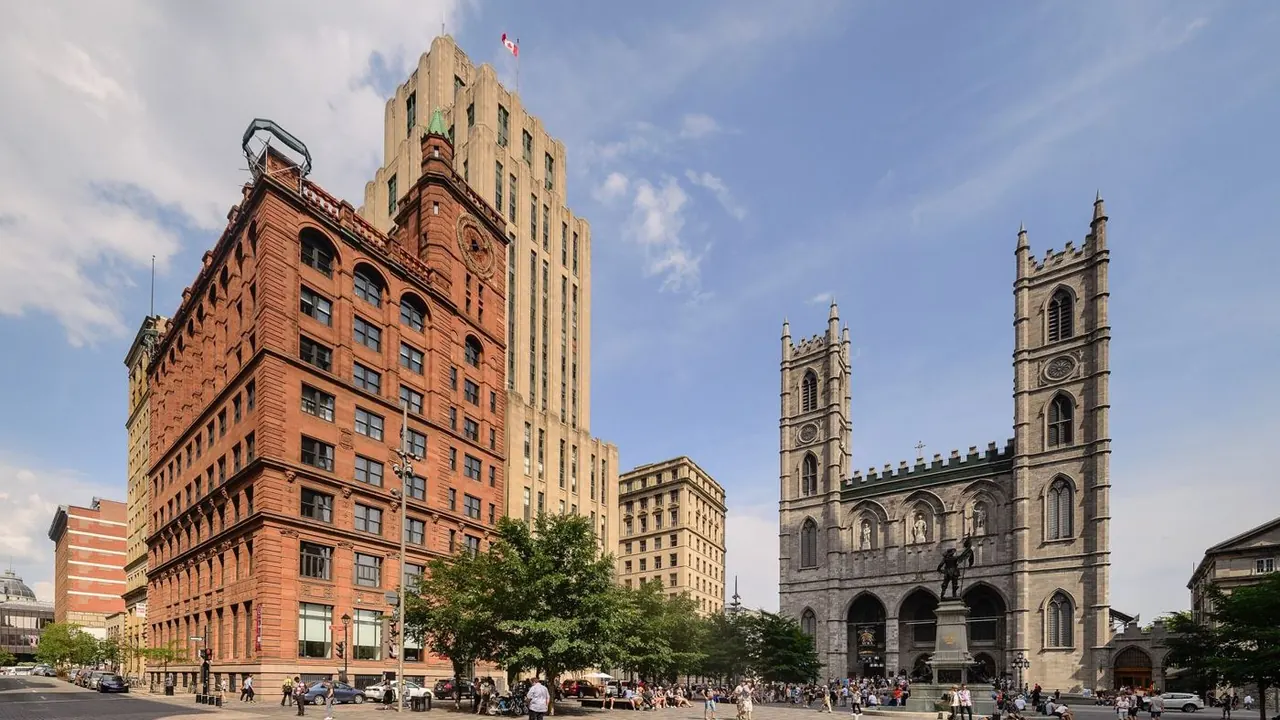 Place d'Armes and Notre-Dame Basilica, Montreal