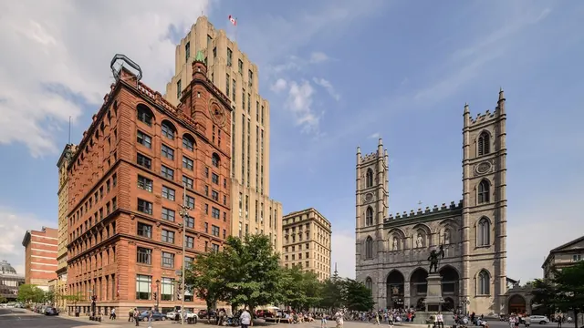 Place d'Armes and Notre-Dame Basilica, Montreal
