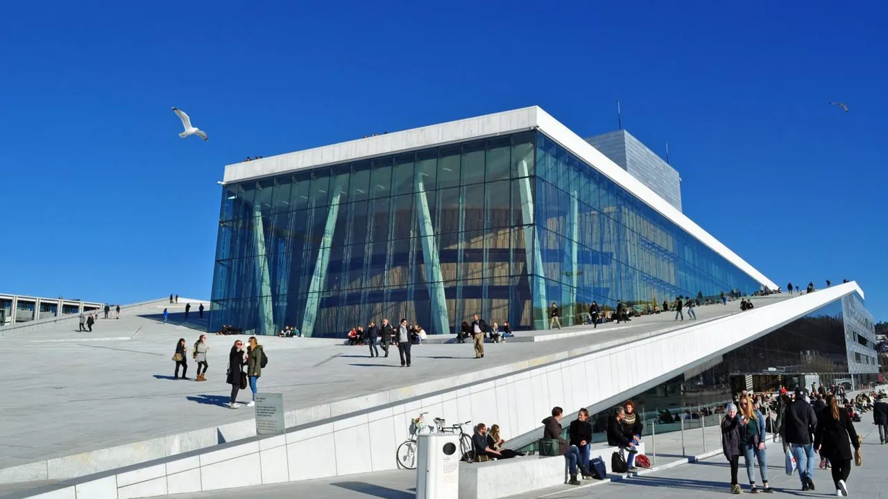 The Opera House on the fjord, Oslo