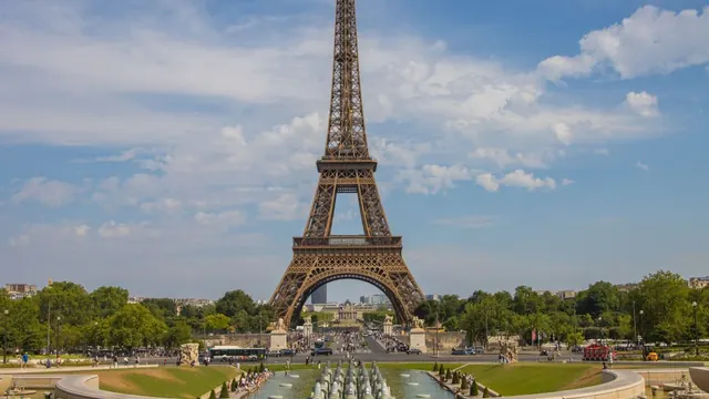 The Eiffel Tower from the Trocadéro, Paris