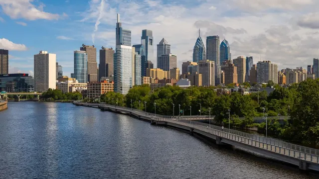 The skyline over the Schuylkill, Philadelphia