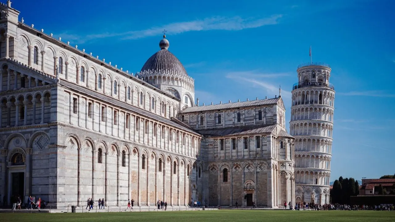 The cathedral and the Leaning Tower, Pisa