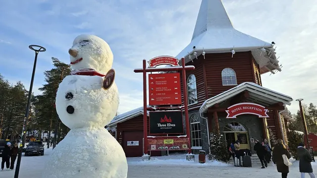 Santa Claus Village in winter, Rovaniemi