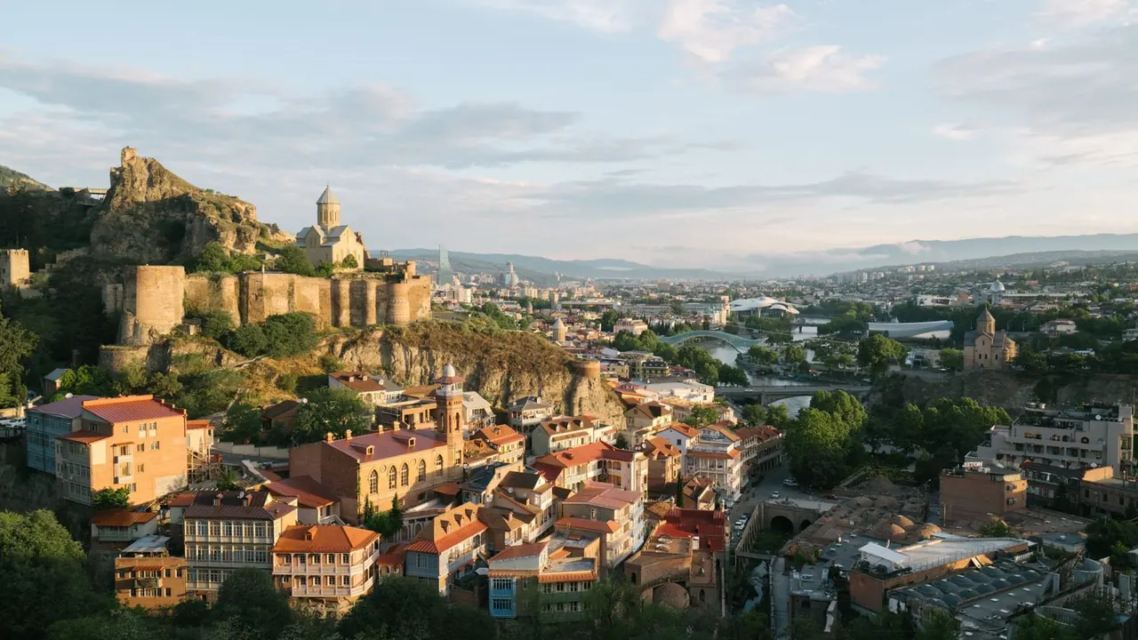Narikala Fortress above the old town, Tbilisi