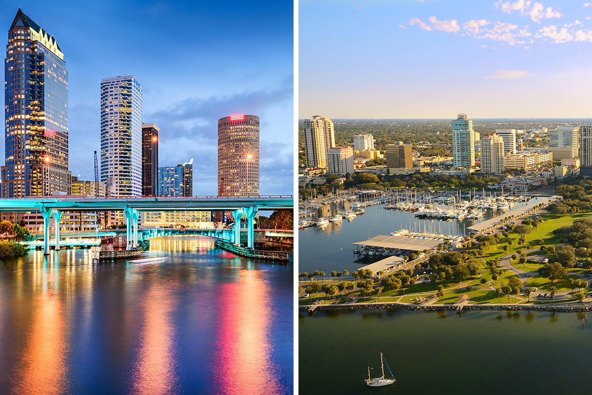 Tampa vs. St. Petersburg