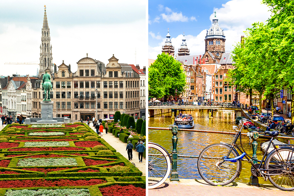 Brussels vs. Amsterdam