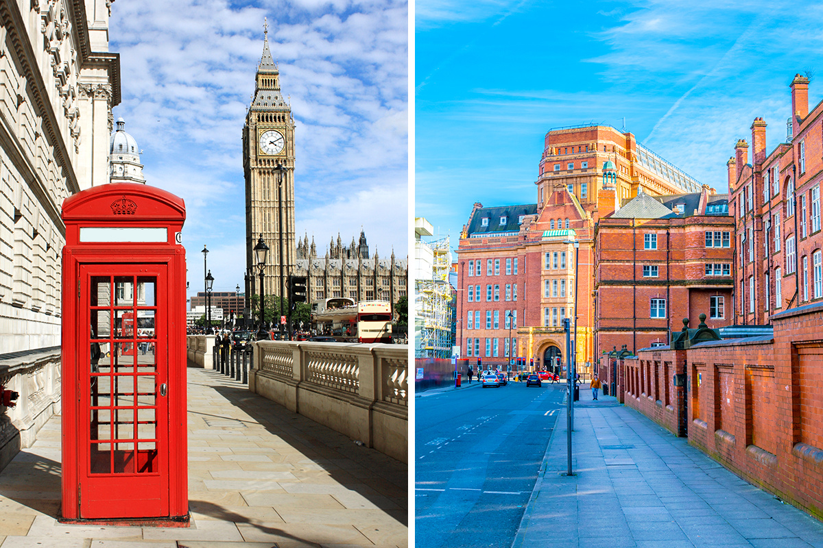 London vs. Manchester