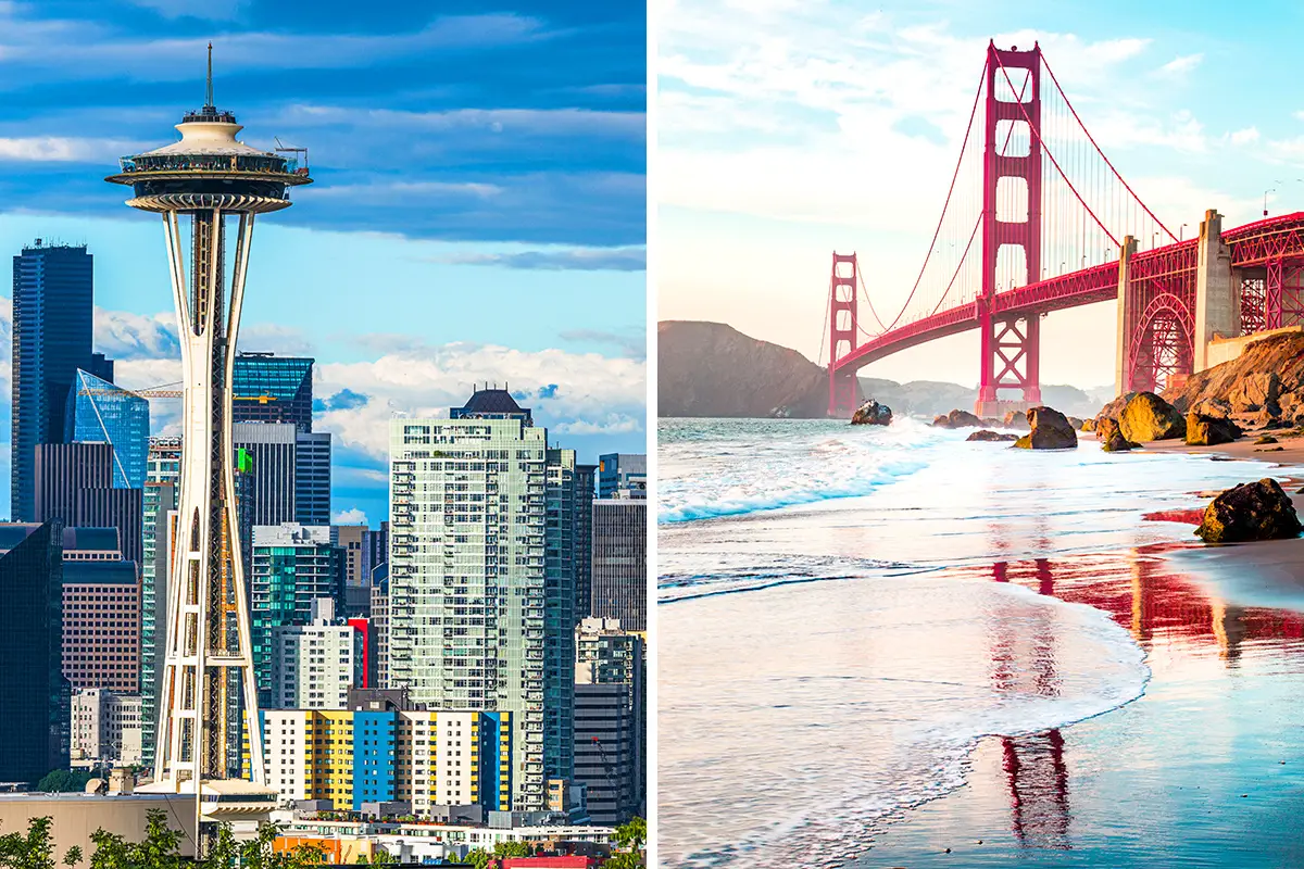 Seattle vs. San Francisco for Vacation - Which one is better?