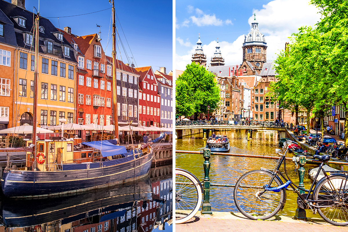Copenhagen vs. Amsterdam for - Which one is better?