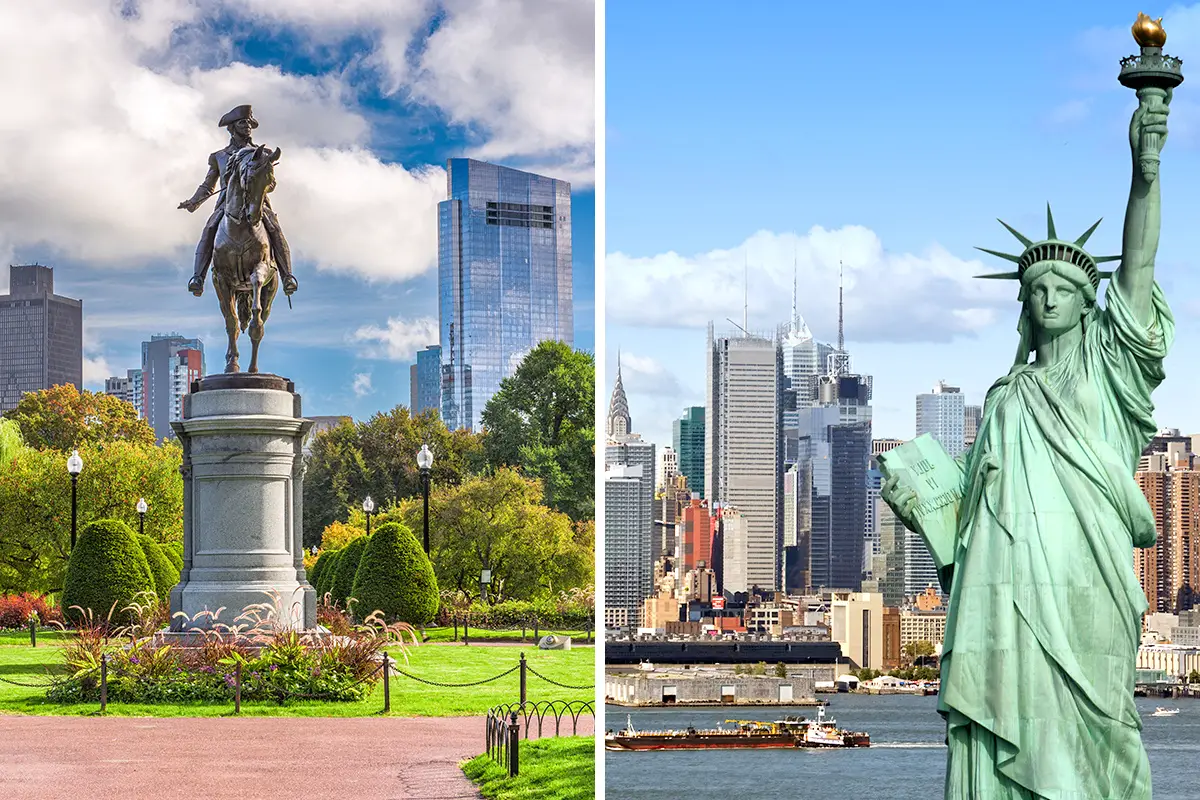 Boston vs. New York for Vacation - Which one is better?