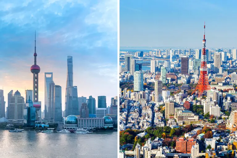 Shanghai vs. Tokyo