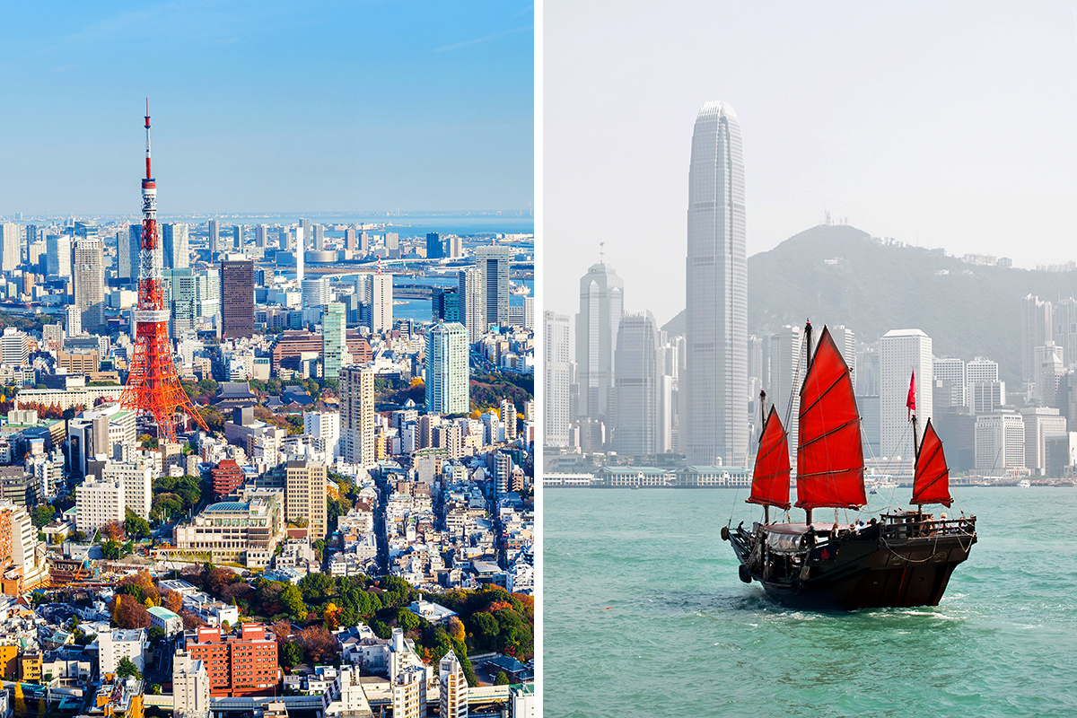 Tokyo vs. Hong Kong