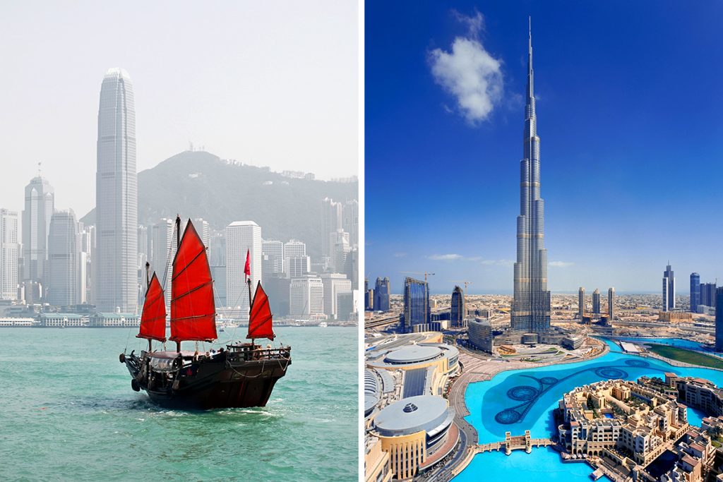 Hong Kong vs. Dubai