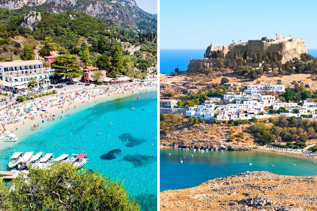 Corfu vs. Rhodes