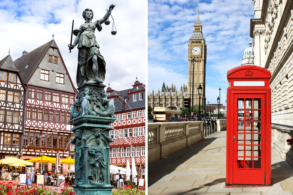 Frankfurt vs. London