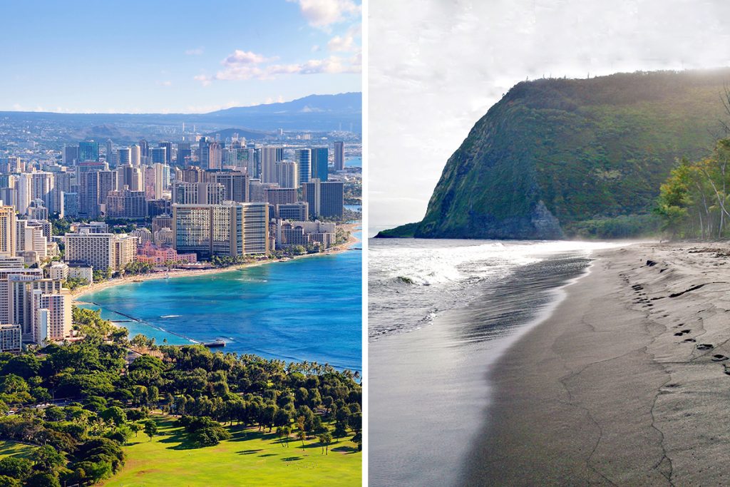 Honolulu vs. Big Island