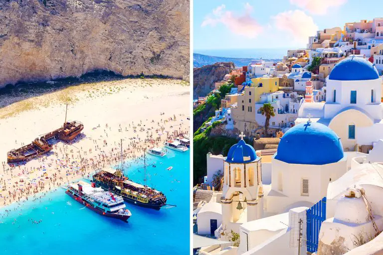 Zakynthos vs. Santorini