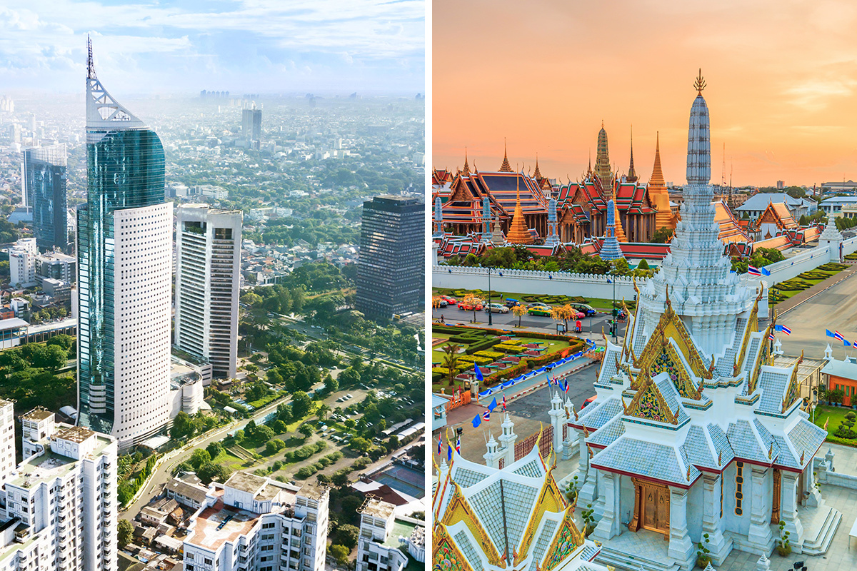 Jakarta vs. Bangkok