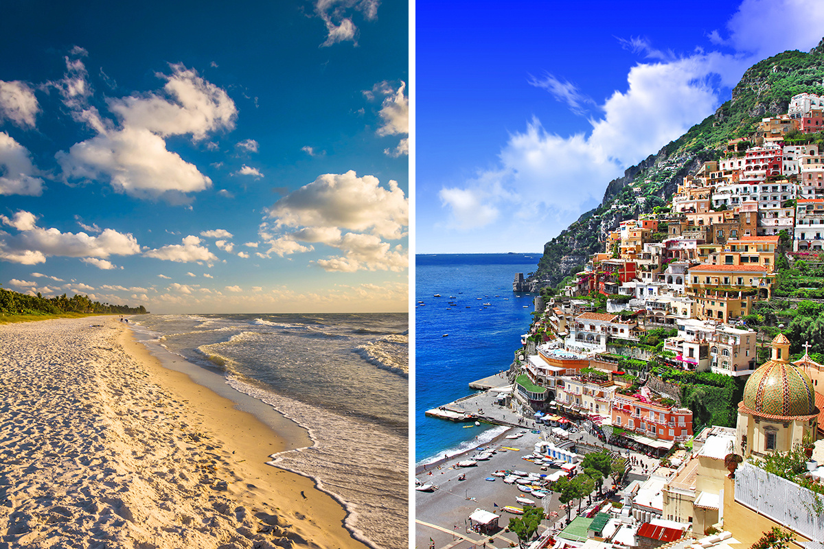 Naples vs. Positano