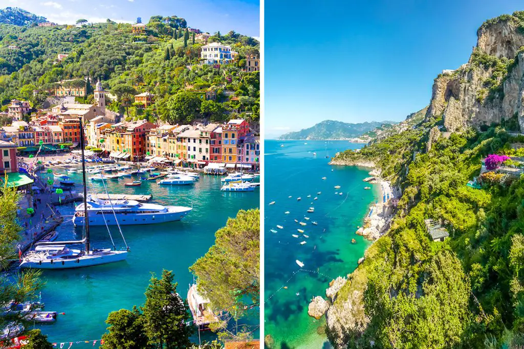 Portofino vs. Amalfi Coast