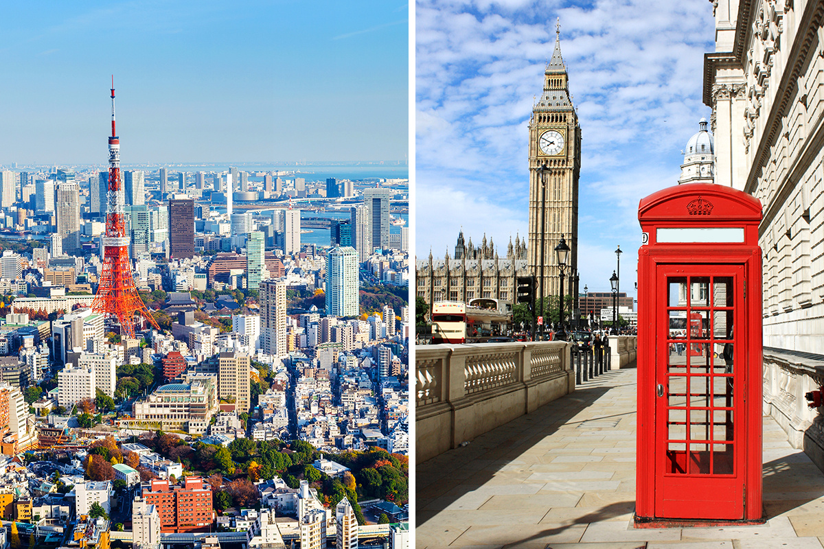 Tokyo vs. London